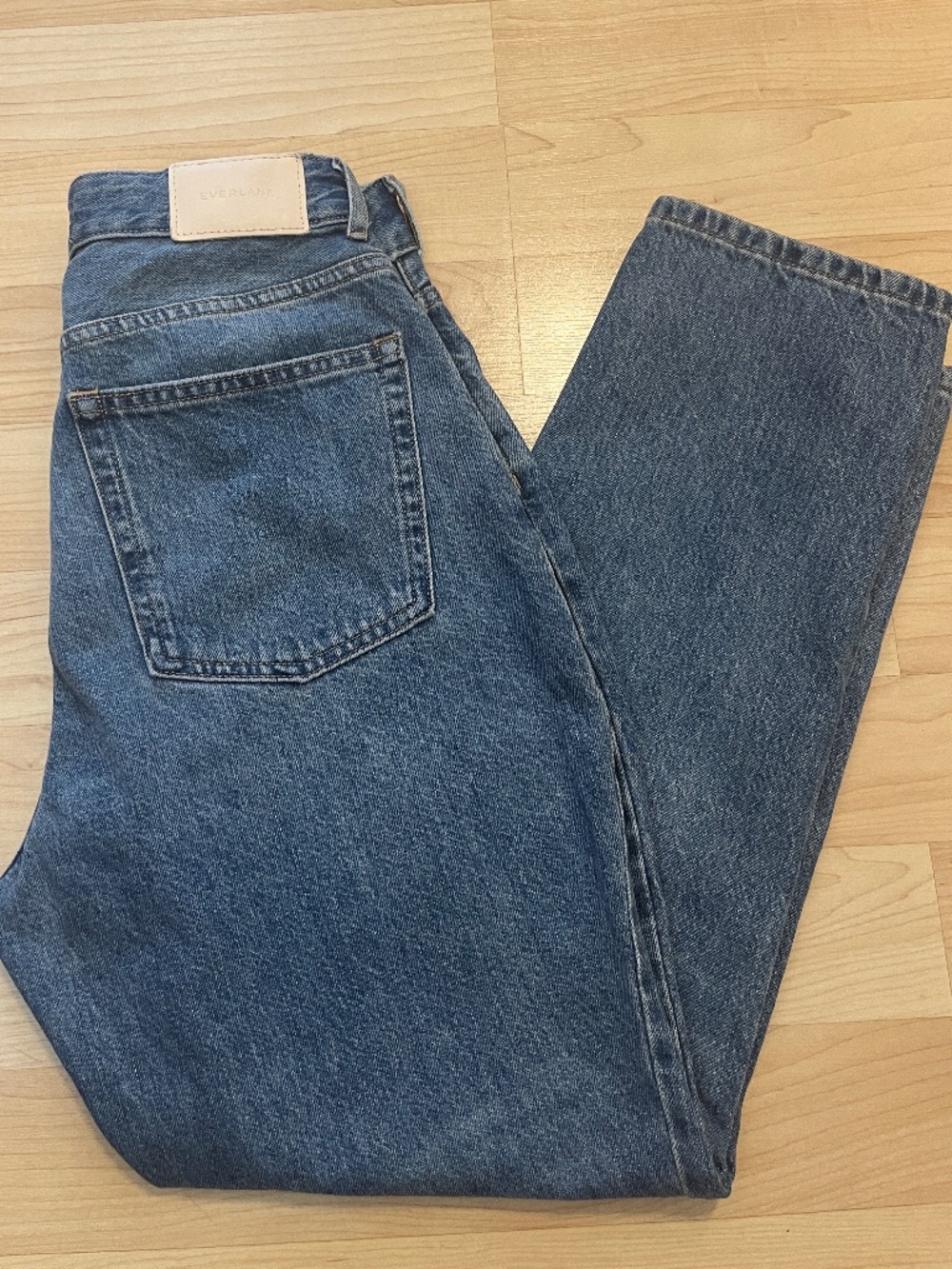 Everlane Curvy 90s Checky Straight Jeans